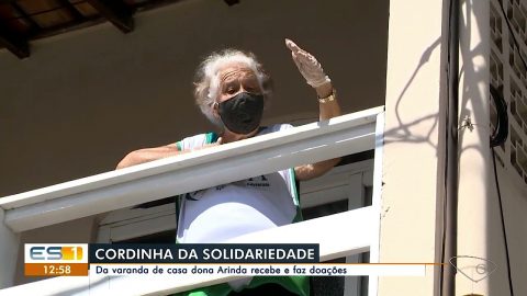 TV Gazeta (Globo) | Cordinha solidária: aposentada usa corda para ajudar necessitados