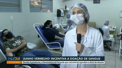 RPC Foz do Iguaçu | Jovens adventistas doam sangue no hemonúcleo