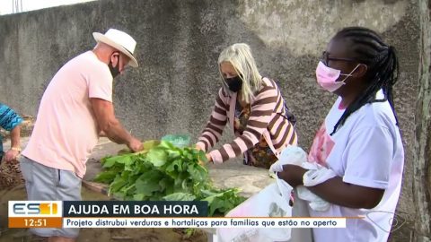 TV GAZETA (Globo) | Idosos cultivam horta solidária na Grande Vitória