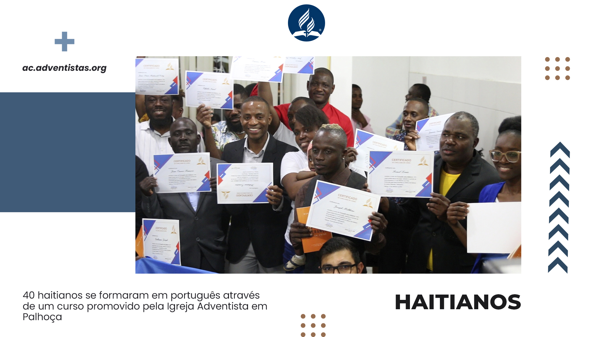 Curso de Português para Haitianos em Palhoça