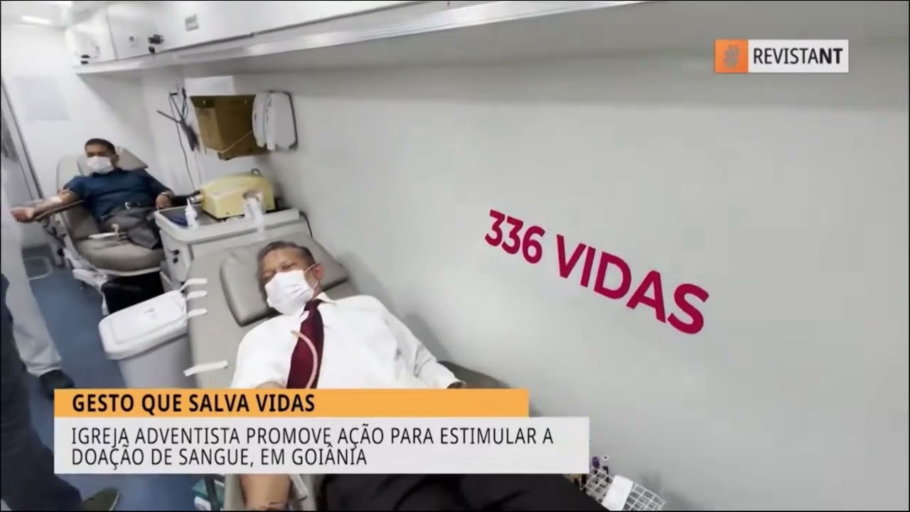 Revista Novo Tempo | Voluntários se unem para doar sangue em Goiânia