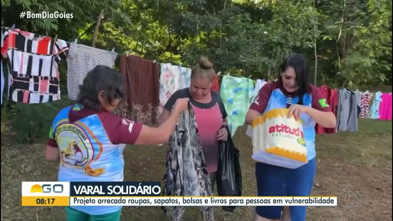 Igreja na Mídia | TV Anhanguera - Grupo promove varal solidário