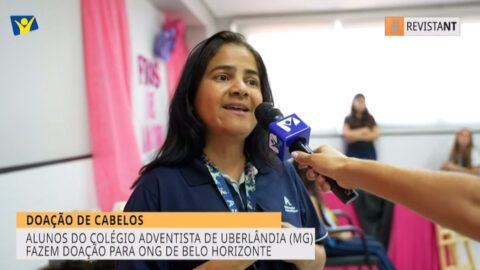 TV Novo Tempo | Alunas do Colégio Adventista doam cabelos