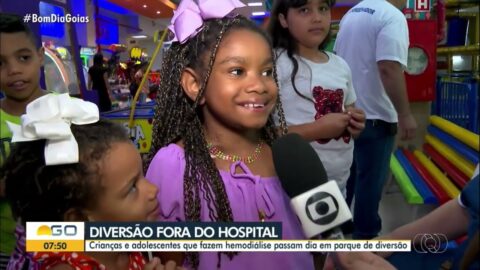 Bom Dia Goiás | Remissão Goiânia promove festa de Natal para crianças em tratamento de Hemodiálise
