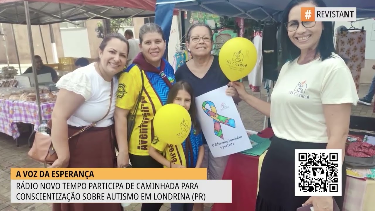 Reportagem- Caminhada de Conscientização do Autismo (Rádio NT - Londrina)